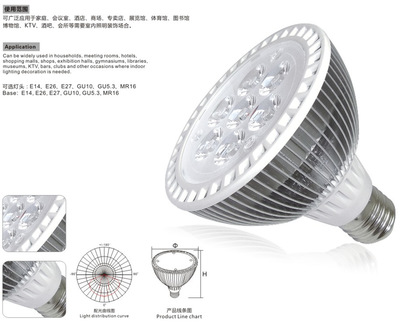 【品牌E27 单颗一瓦 led灯杯 出口 1/3/5/7w12w 大功率led】价格,厂家,图片,LED射灯,中山市华登兴照明-